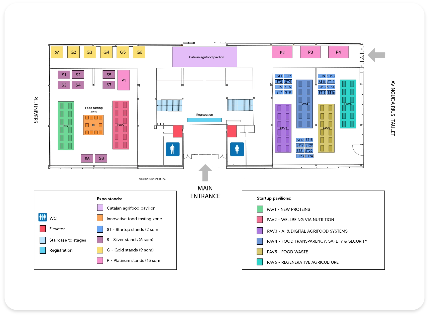 Food Tech Congress Floor Plan